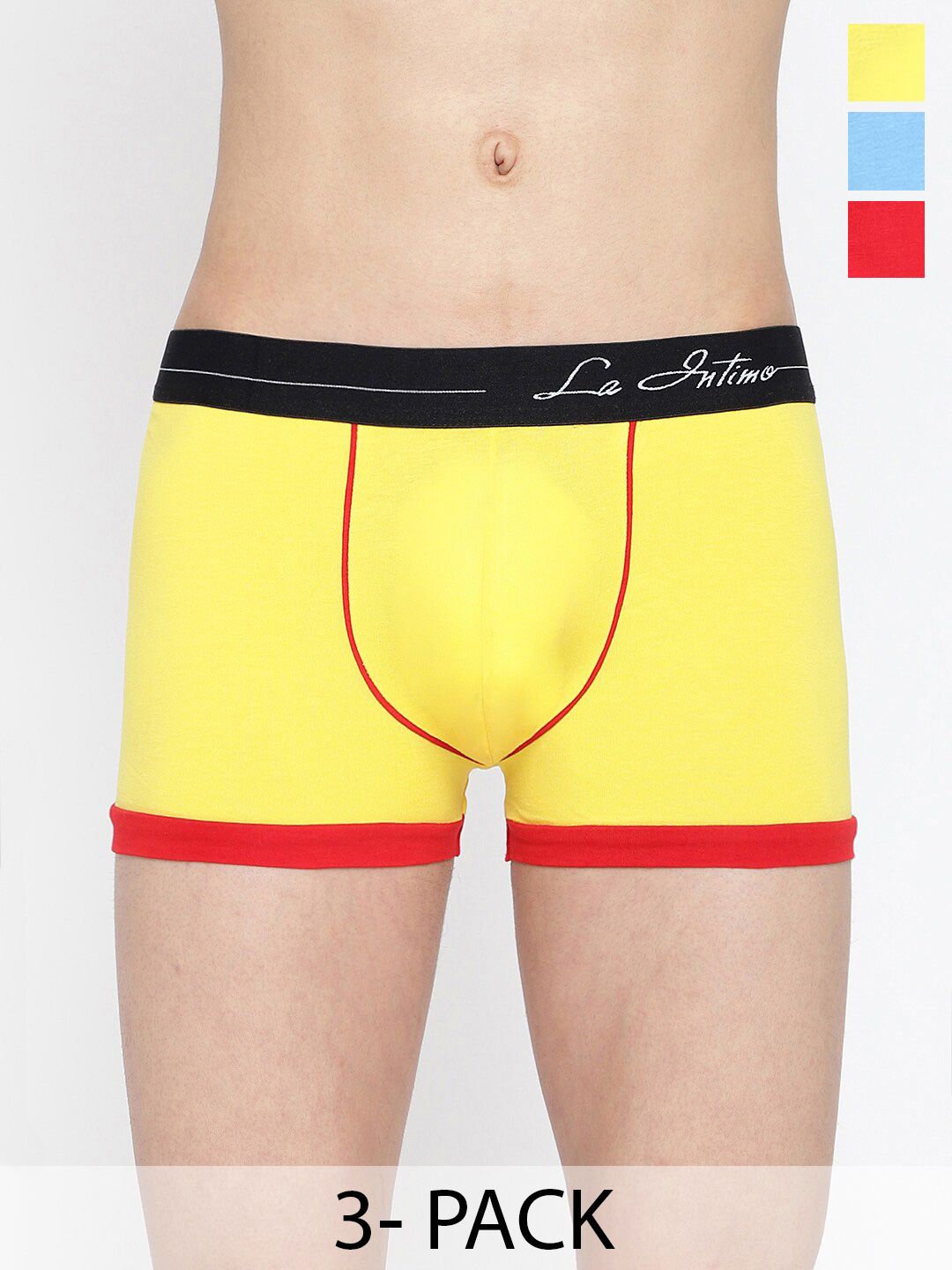La Intimo Pack Of 3 Striped Trunks LITR020C