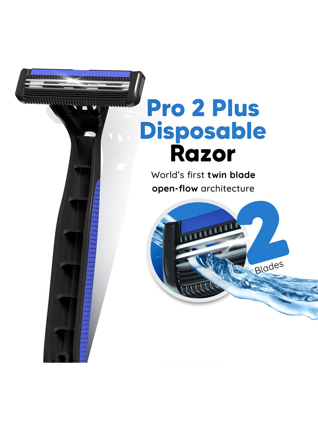 Buy LetsShave Set Of 9 Pro 2 Disposable Razor-Shaving Gel-After