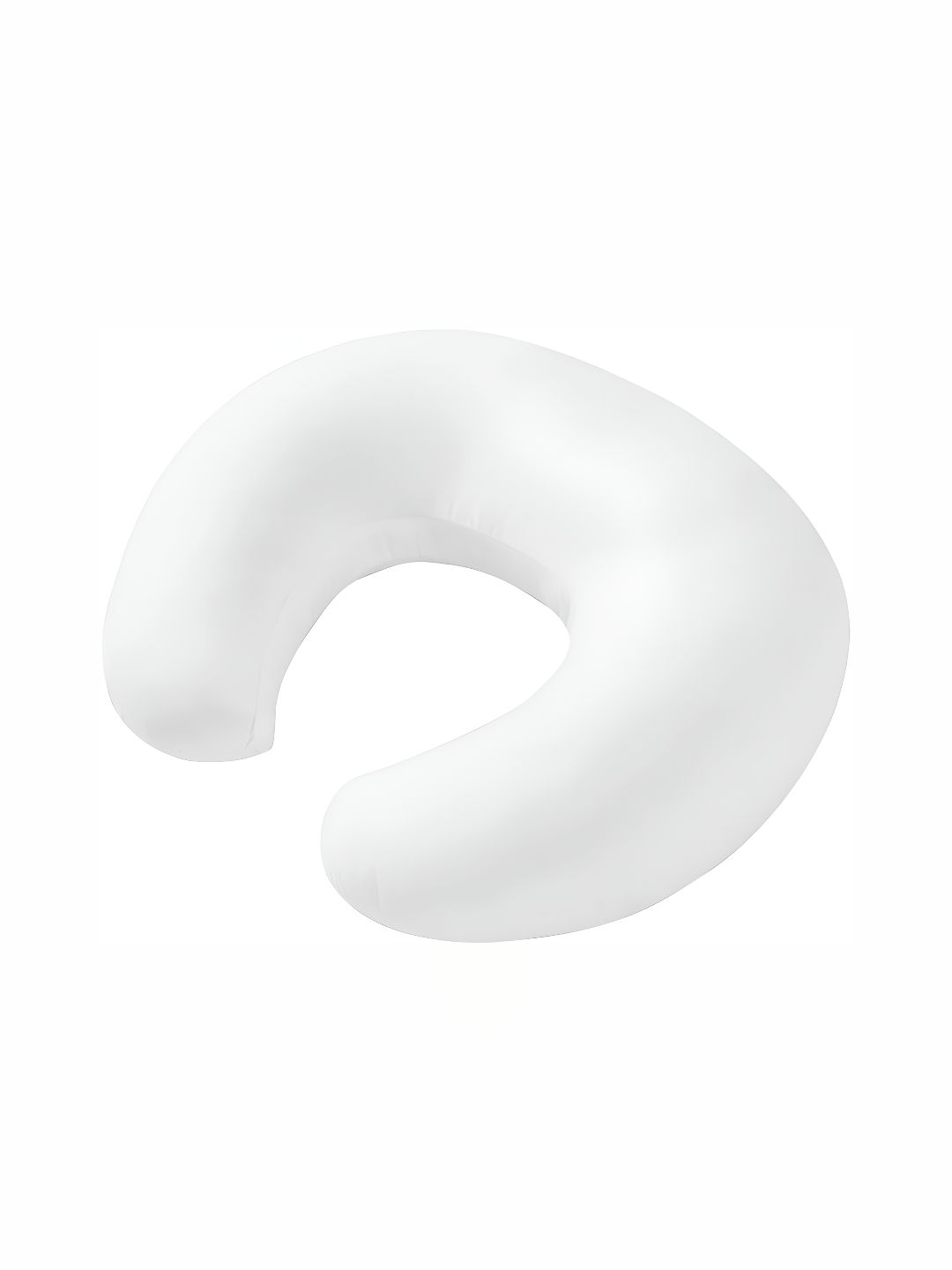 Pum Pum Hollow Fiber White Solid Cotton Ultra Soft Fibre Maternity Pillow-16.2 x 55.88 x 45.72 cm