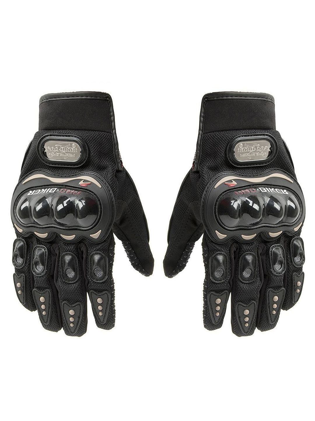 BAESD Men Patterned Riding Gloves