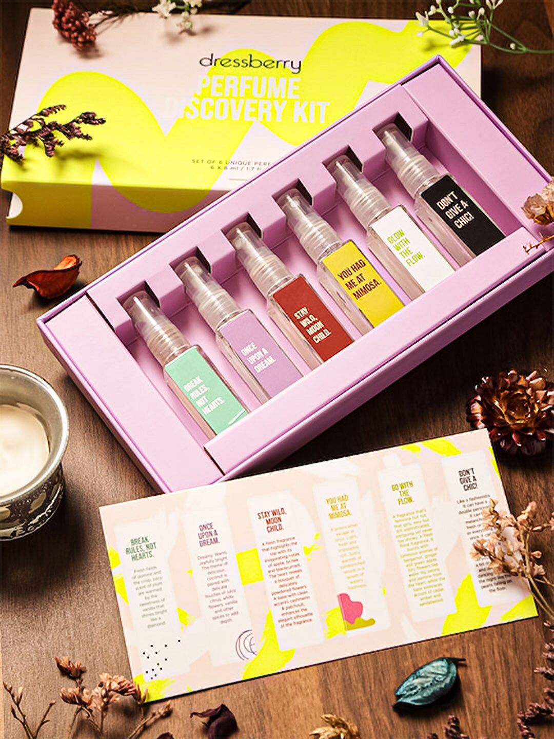 DressBerry 6-Pcs Discovery Perfume Kit - 8ml Each