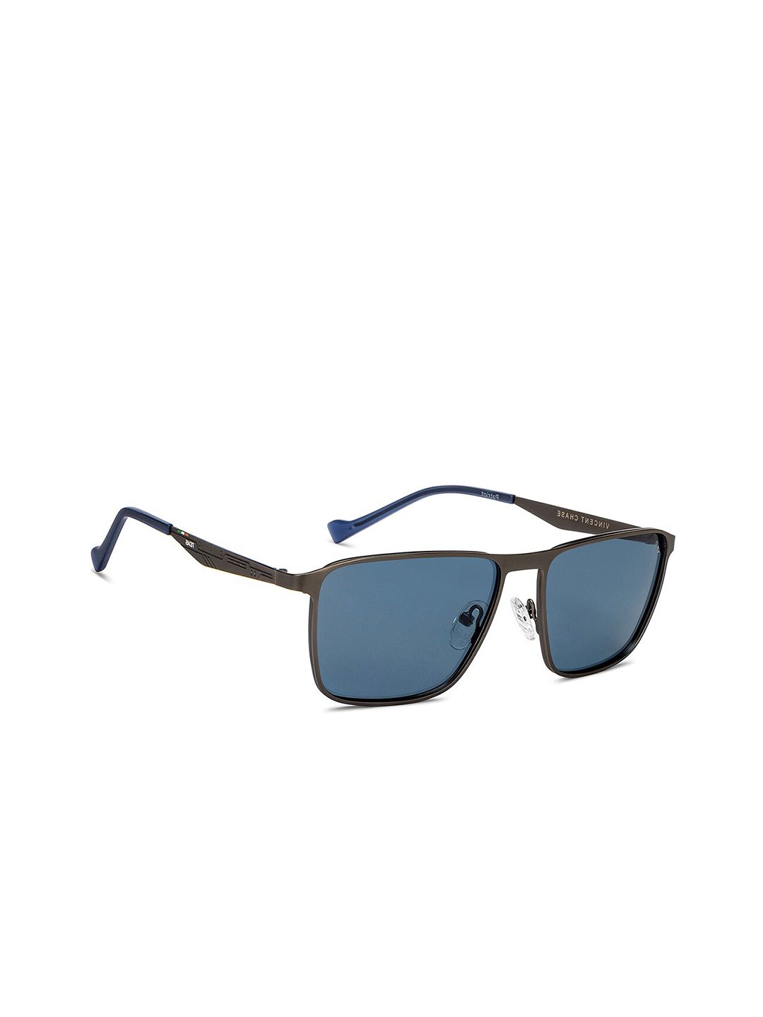 Vincent Chase by Lenskart Unisex Rectangle Sunglasses with Polarised and UV Protected Lens 215784