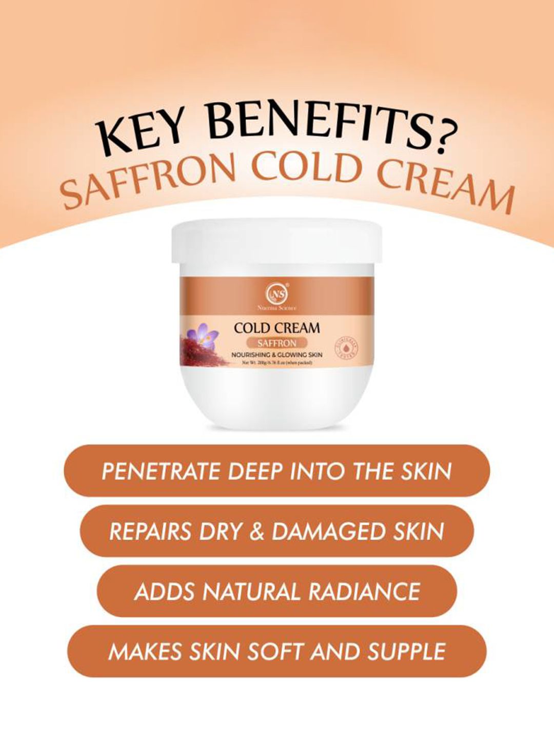 CRETURE Nanomella Cream α & Gelee lotion Buy Nuerma Science Saffron Cold Cream with Soybean & Shea Butter