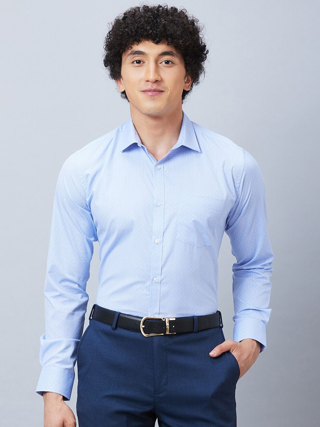 Park Avenue Slim Fit Opaque Cotton Formal Shirt