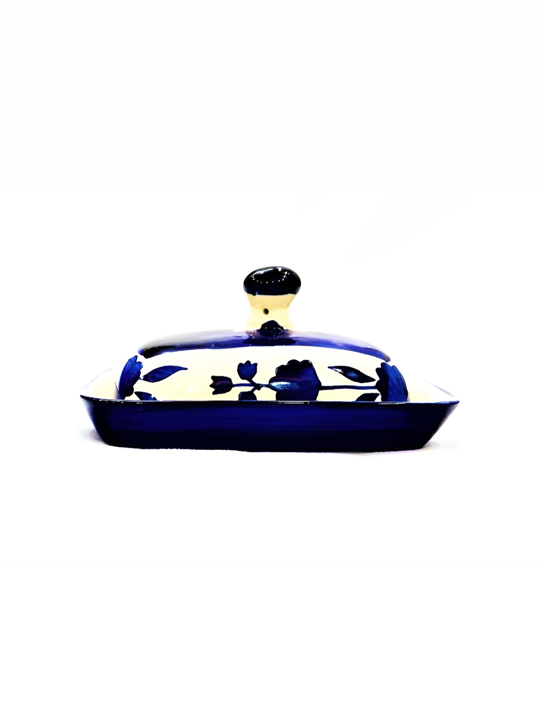 Your Local Store Blue Ethnic Motifs Printed Ceramic Glossy Dinner Set