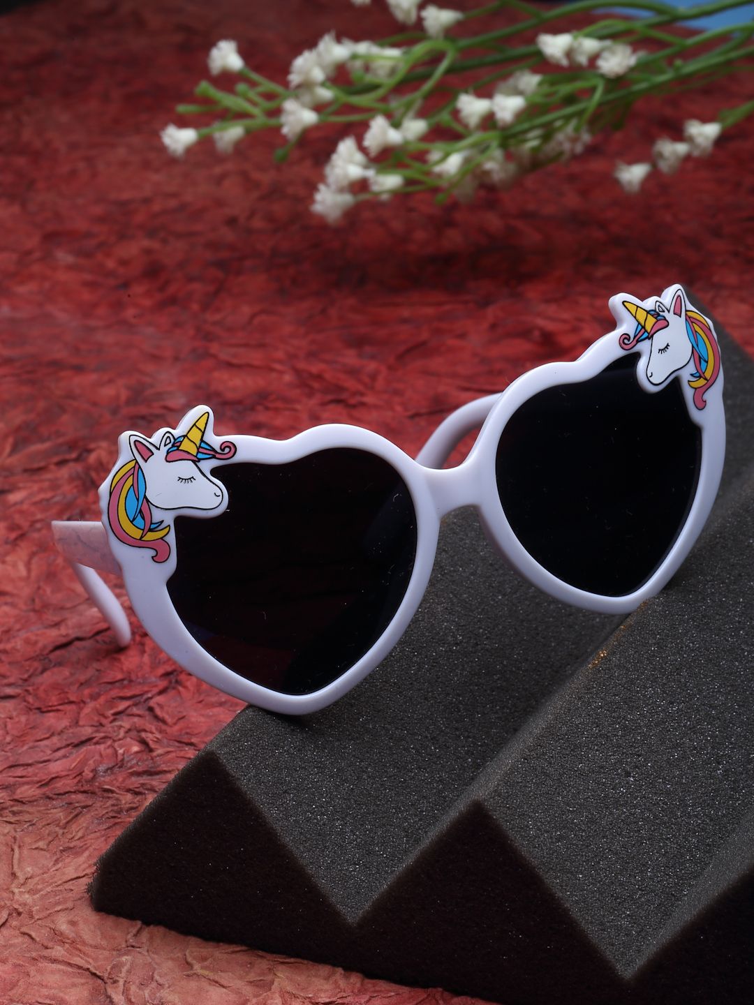 Stoln Girls Heart Shaped Unicorn Sunglasses with UV Protected Lens R144-20007686