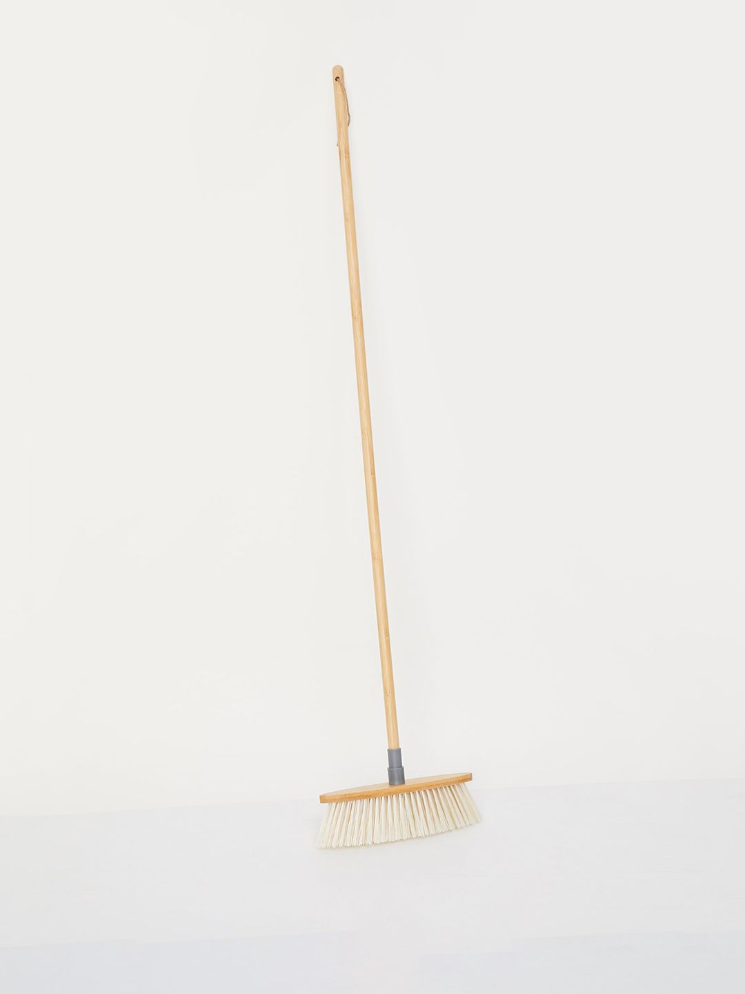 Home Centre Brown Indus Brooks Bamboo Floor Brush Bathroom Accessories