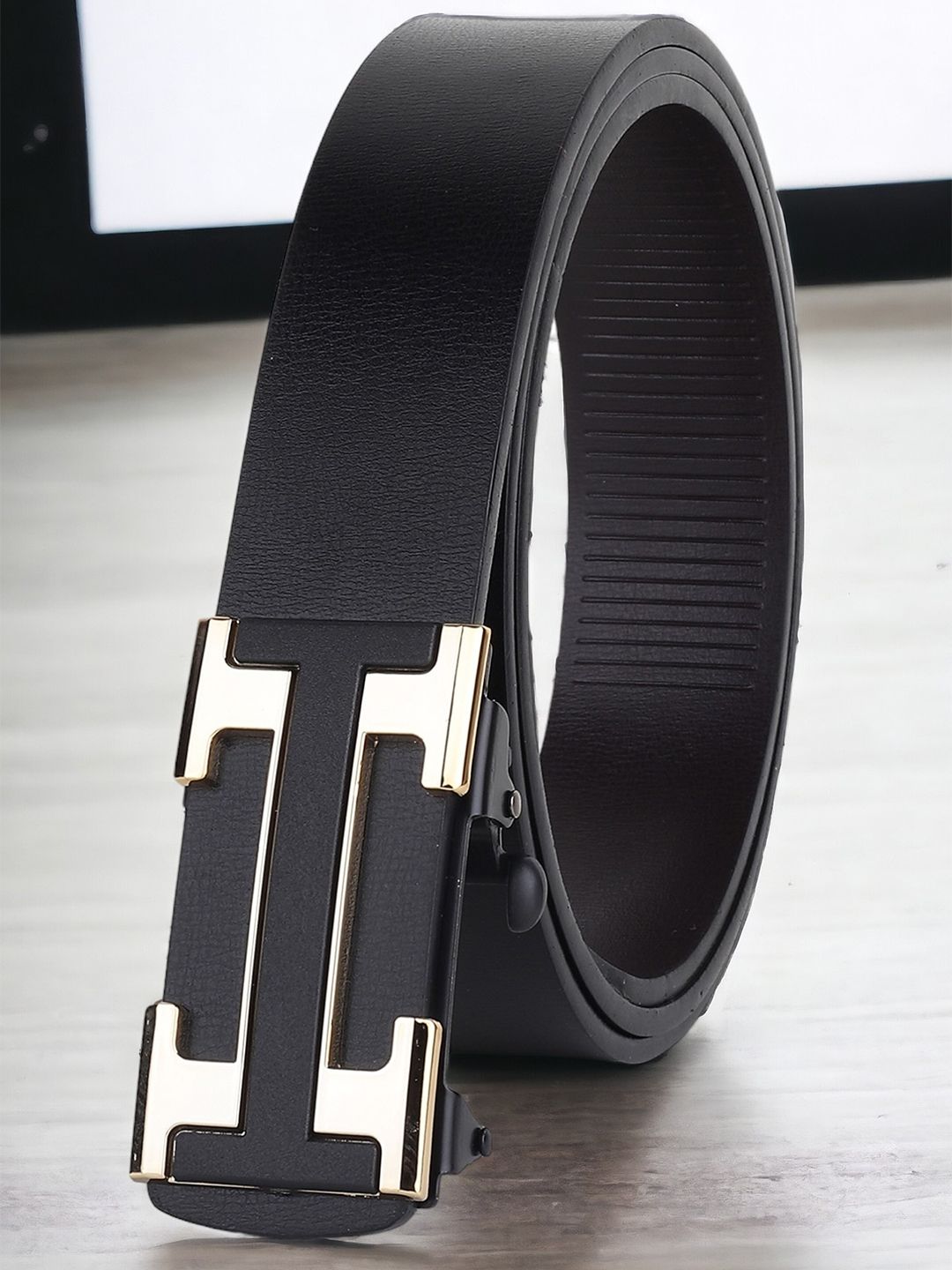 Buy ZORO Men Vegan Leather Auto Lock Belt - Belts for Men 27091482