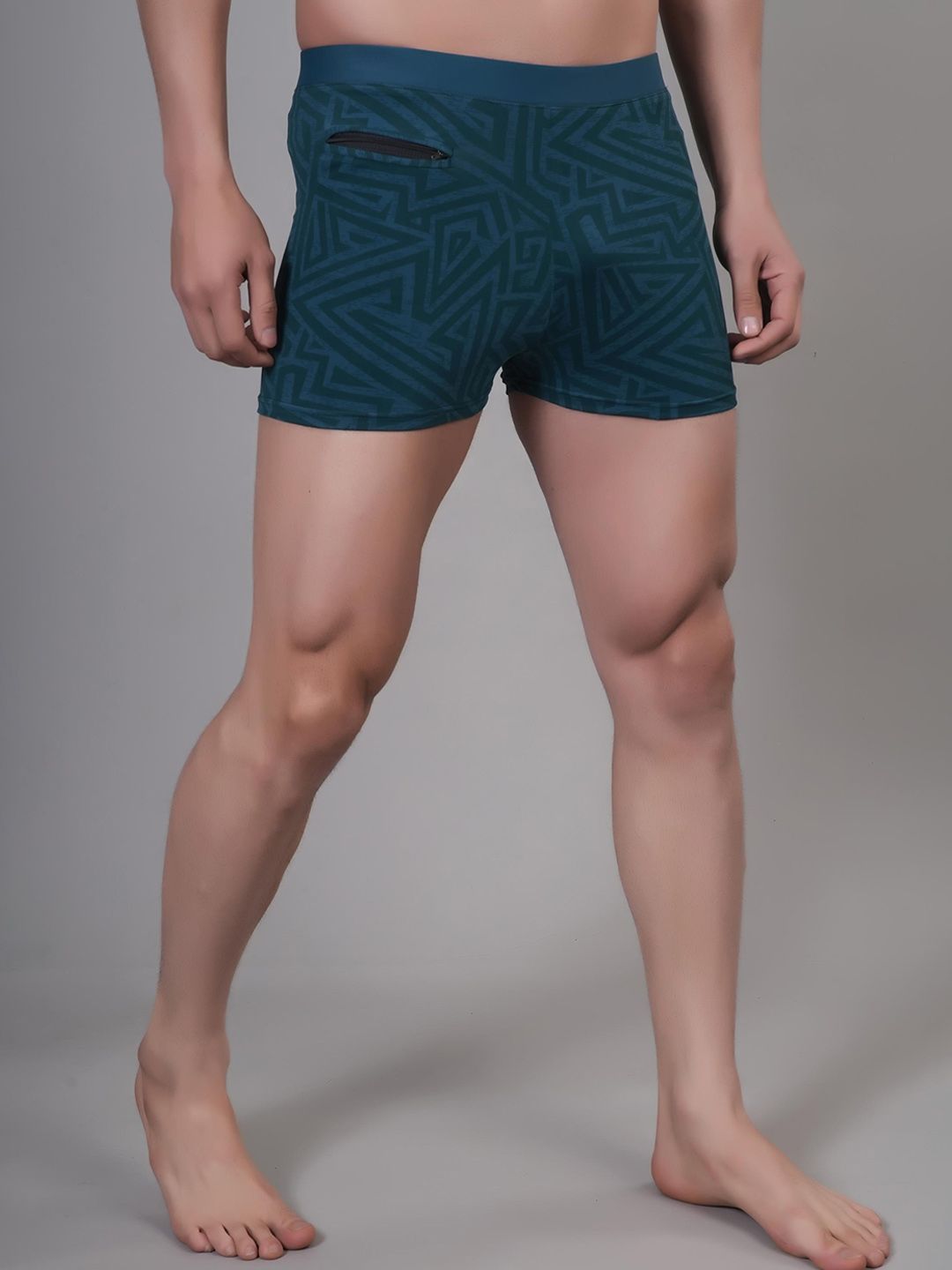 Apraa & Parma Men Printed High-Waist Swim Bottoms