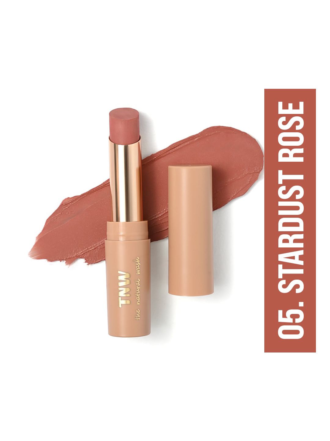 TNW the natural wash Silky Matte Fusion Long Lasting Lip Color - 3.5g - Stardust Rose 05