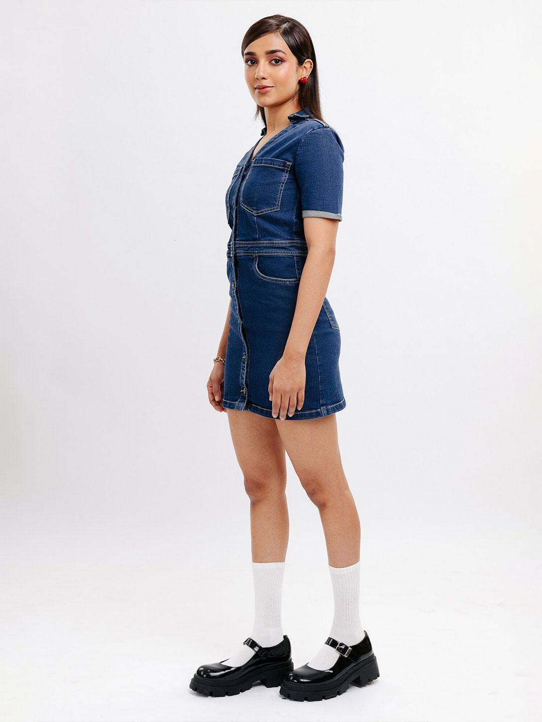 Buy FREAKINS Denim Sheath Mini Dress - Dresses for Women 27125438