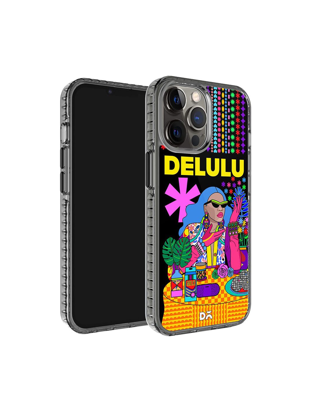 DailyObjects Delulu Printed iPhone 12 Pro Max Phone Case