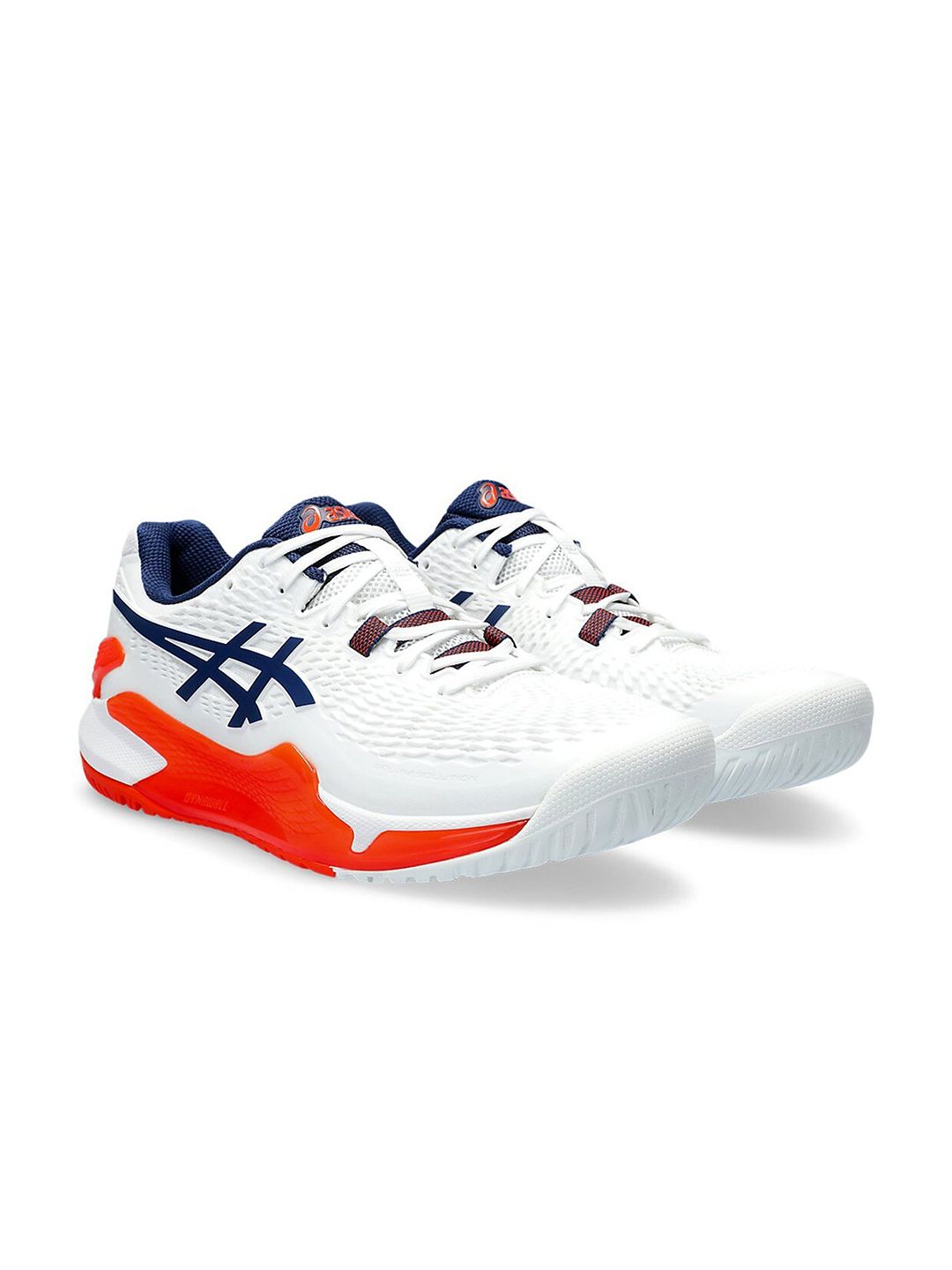 asics GEL-RESOLUTION 9 WIDE【27cm】 Buy ASICS Men GEL-Resolution 9 White Tennis Shoes - Sports Shoes