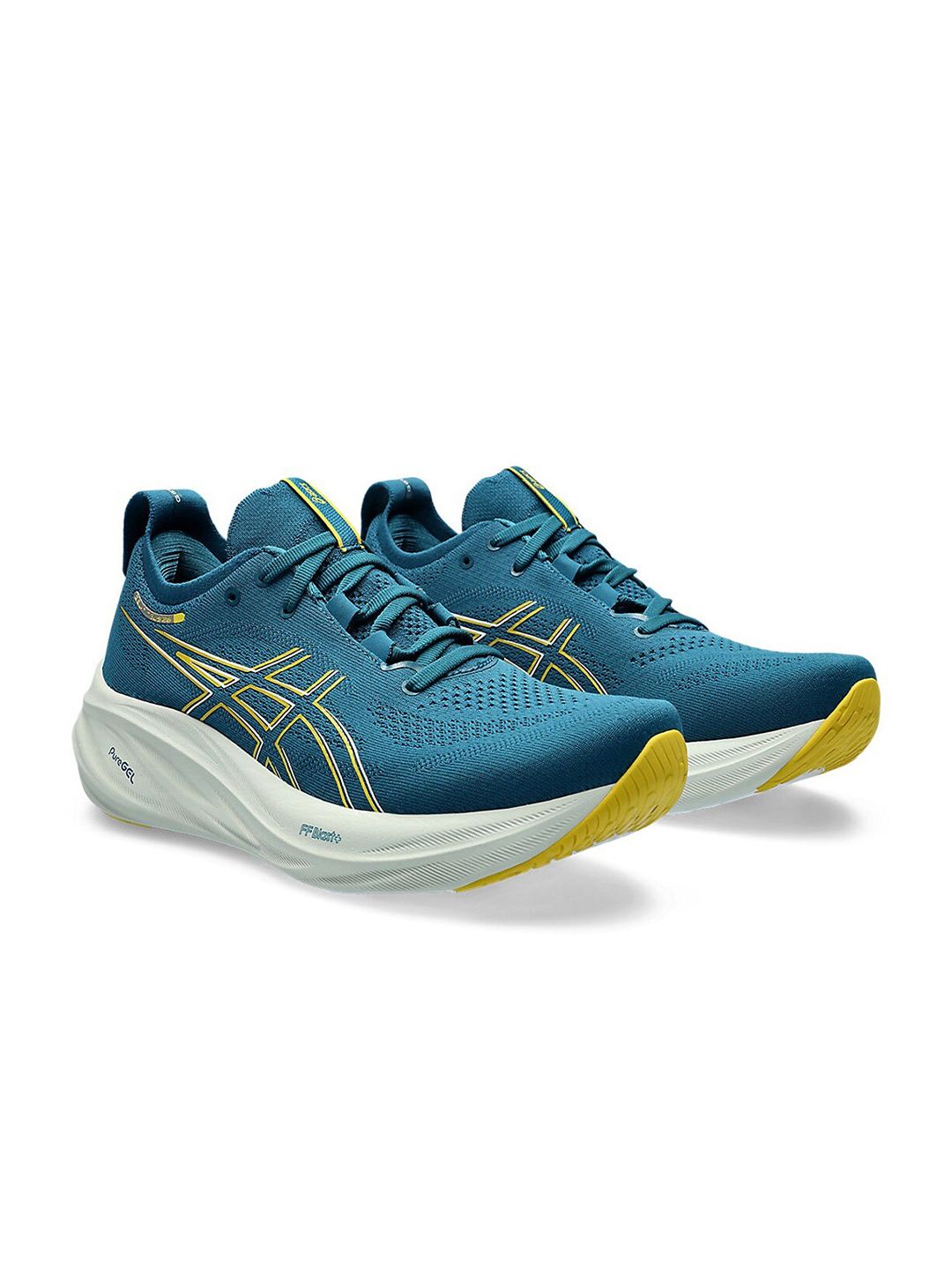 【未使用 27cm】ASICS　 GEL-NIMBUS 26 ネイビー/ライム Buy ASICS GEL-NIMBUS 26 Men Textured Running Sports Shoes - Sports