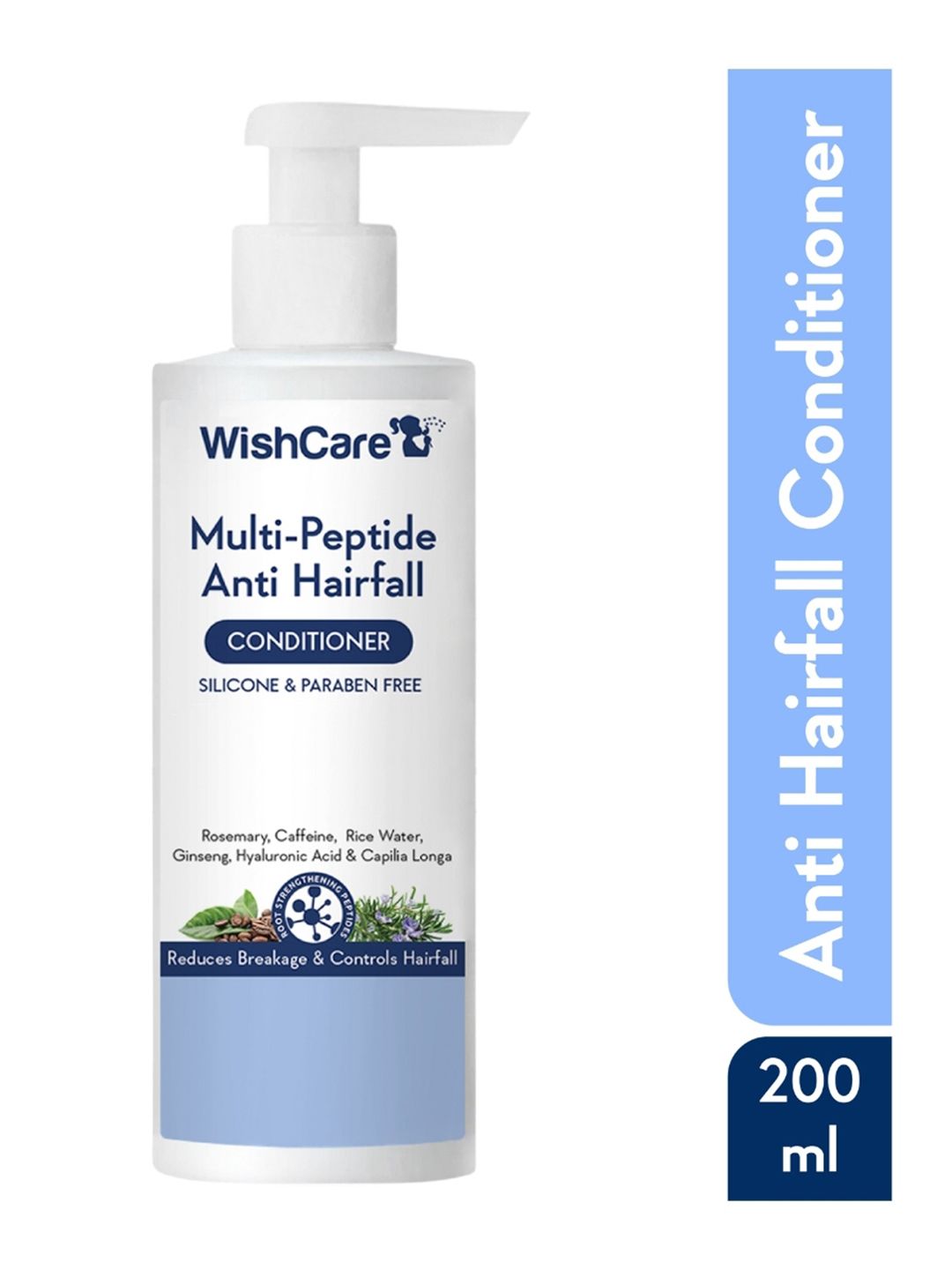 WishCare Multi Peptide Rice Water Anti Hairfall Conditioner - 200ml