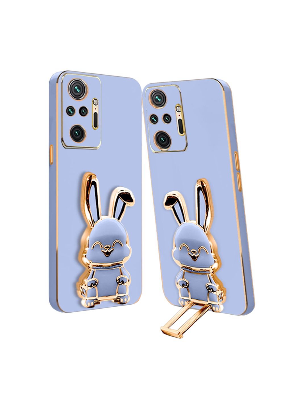 Karwan Redmi Note 10 Pro Back Case With 3D Bunny Folding Stand