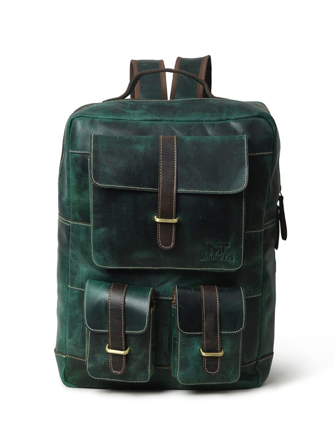 Buy MaheTri Greenfield Premium Leather Backpack - Backpacks for