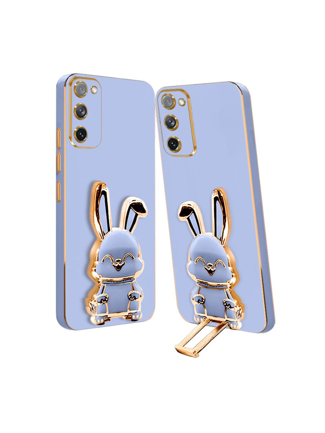 Karwan Samsung S20FE 5G Back Case With 3D Bunny Folding Stand