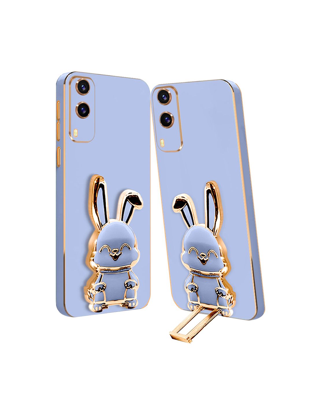 Karwan 3D Bunny with Folding Stand Vivo V21E 5G Back Case