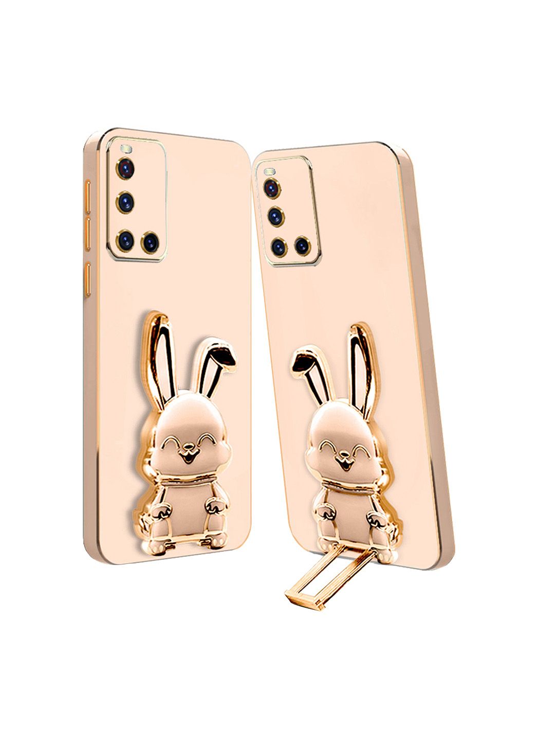 Karwan Vivo V19 Back Case With 3D Bunny Folding Stand