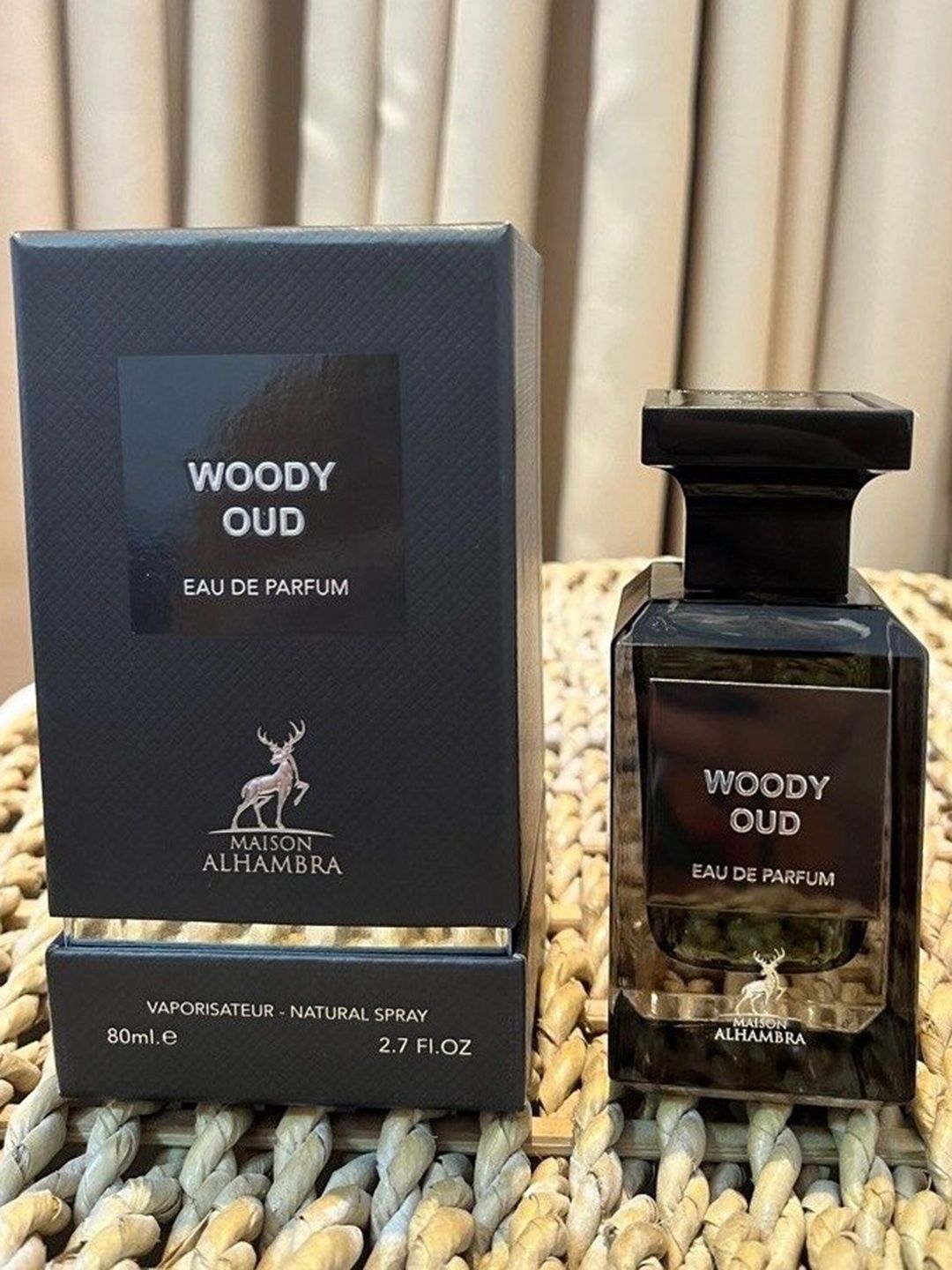 Lattafa Maison Alhambra Woody Oud Long Lasting Eau De Parfum - 80 ml