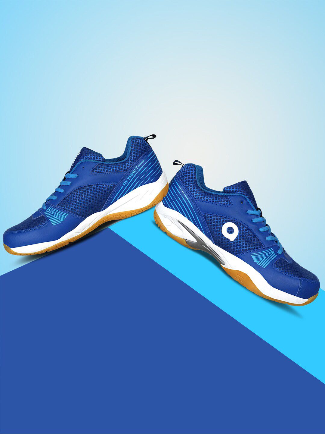 Aivin Men Blue Attract Badminton Shoes