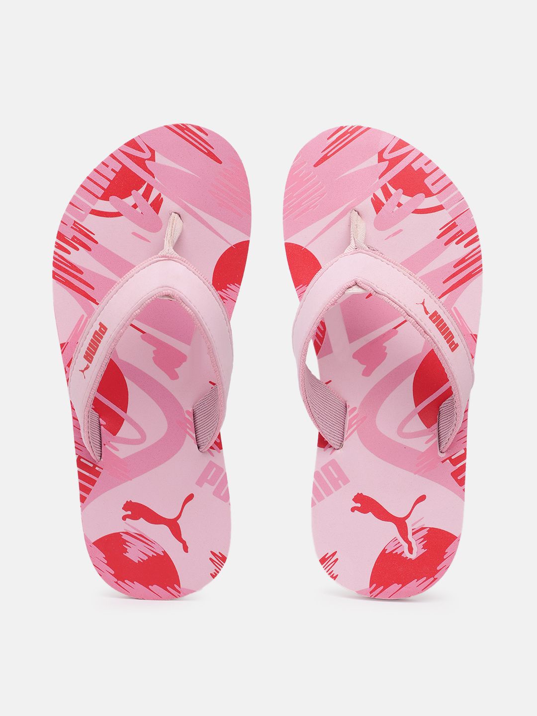 Puma Women Terra Brand Logo Print Thong Flip-Flops