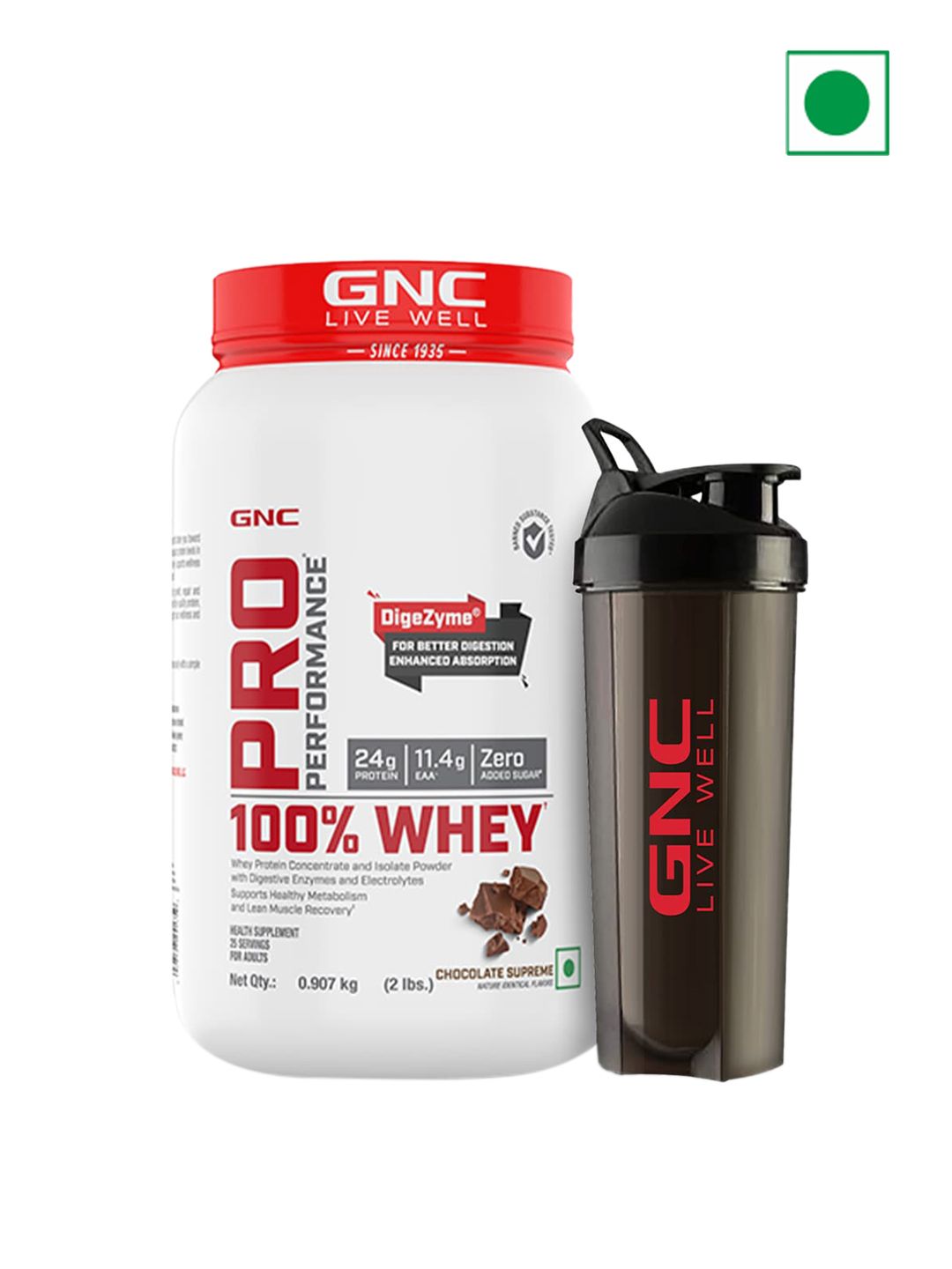 GNC GNC Pro Performance Whey Protein Chocolate Flavour - 1588 gm