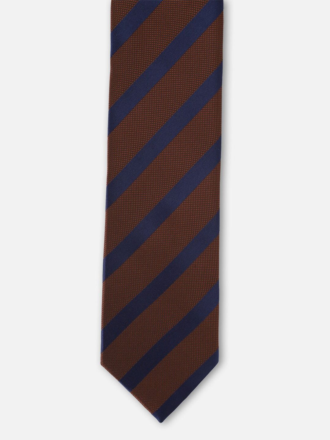 Louis Philippe Men Striped Broad Tie