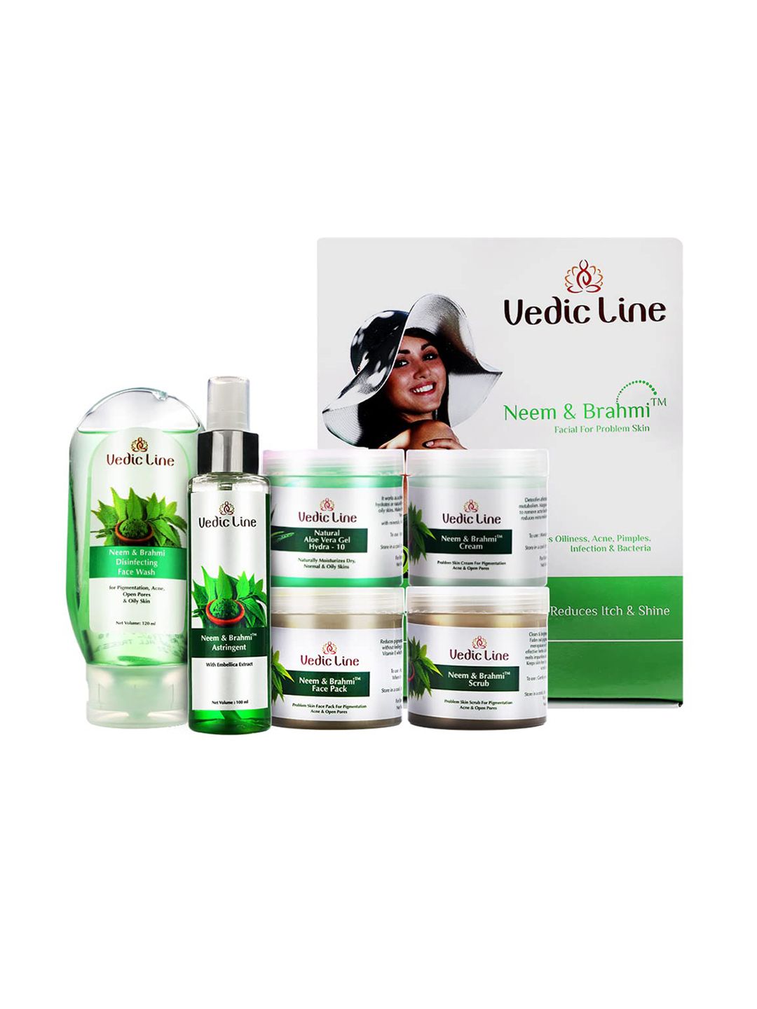 Vedicline Neem & Brahmi Facial Kit for Dark Spots