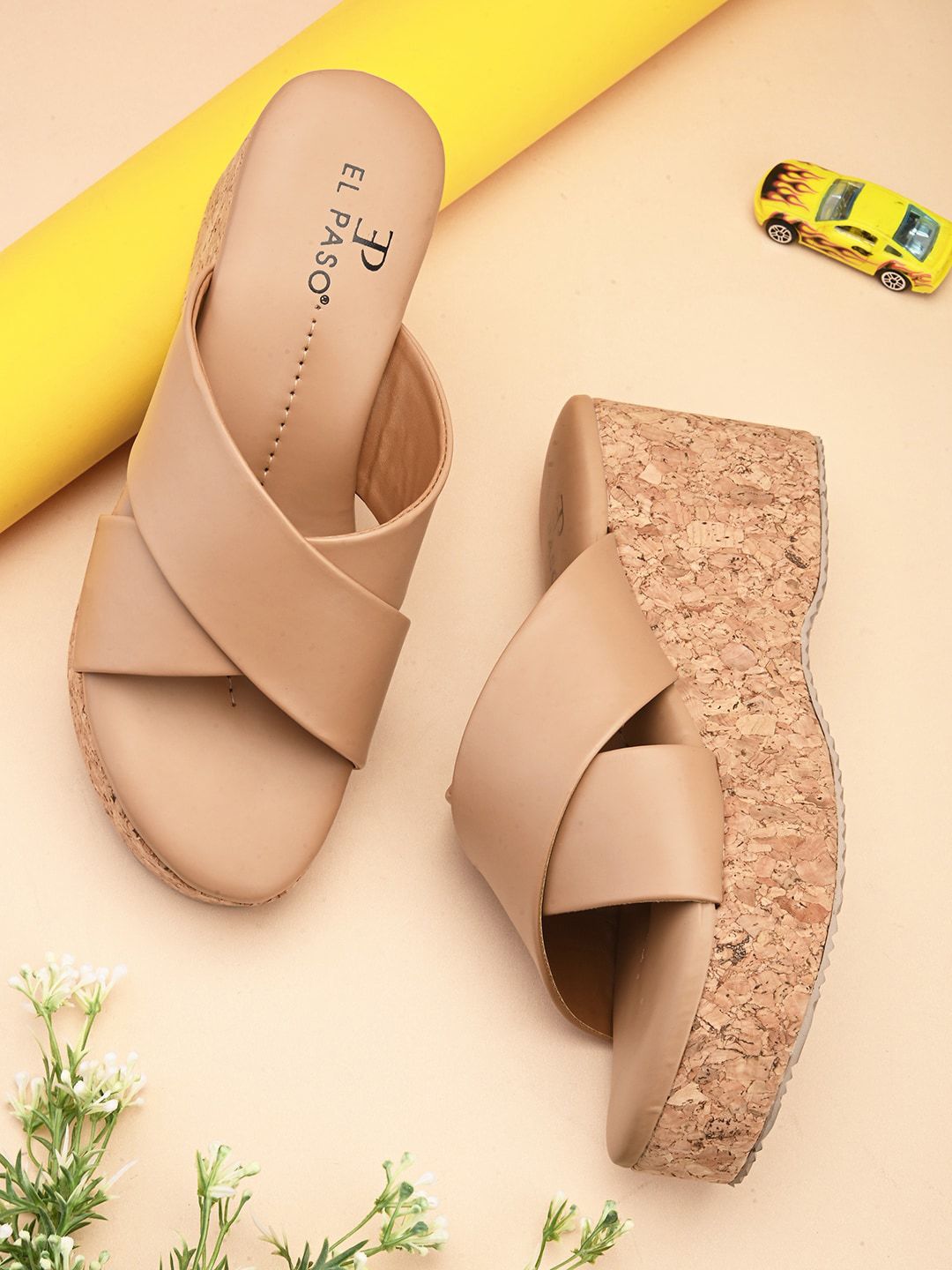 El Paso Open Toe Wedge Heels