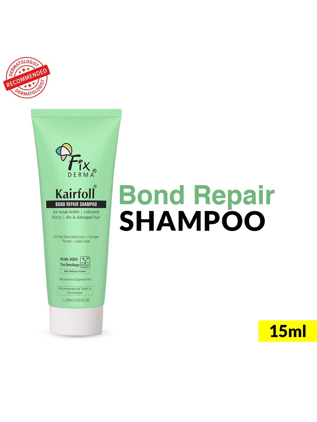 FIXDERMA Kairfoll Bond Repair Shampoo For Coloured Hair - 15ml