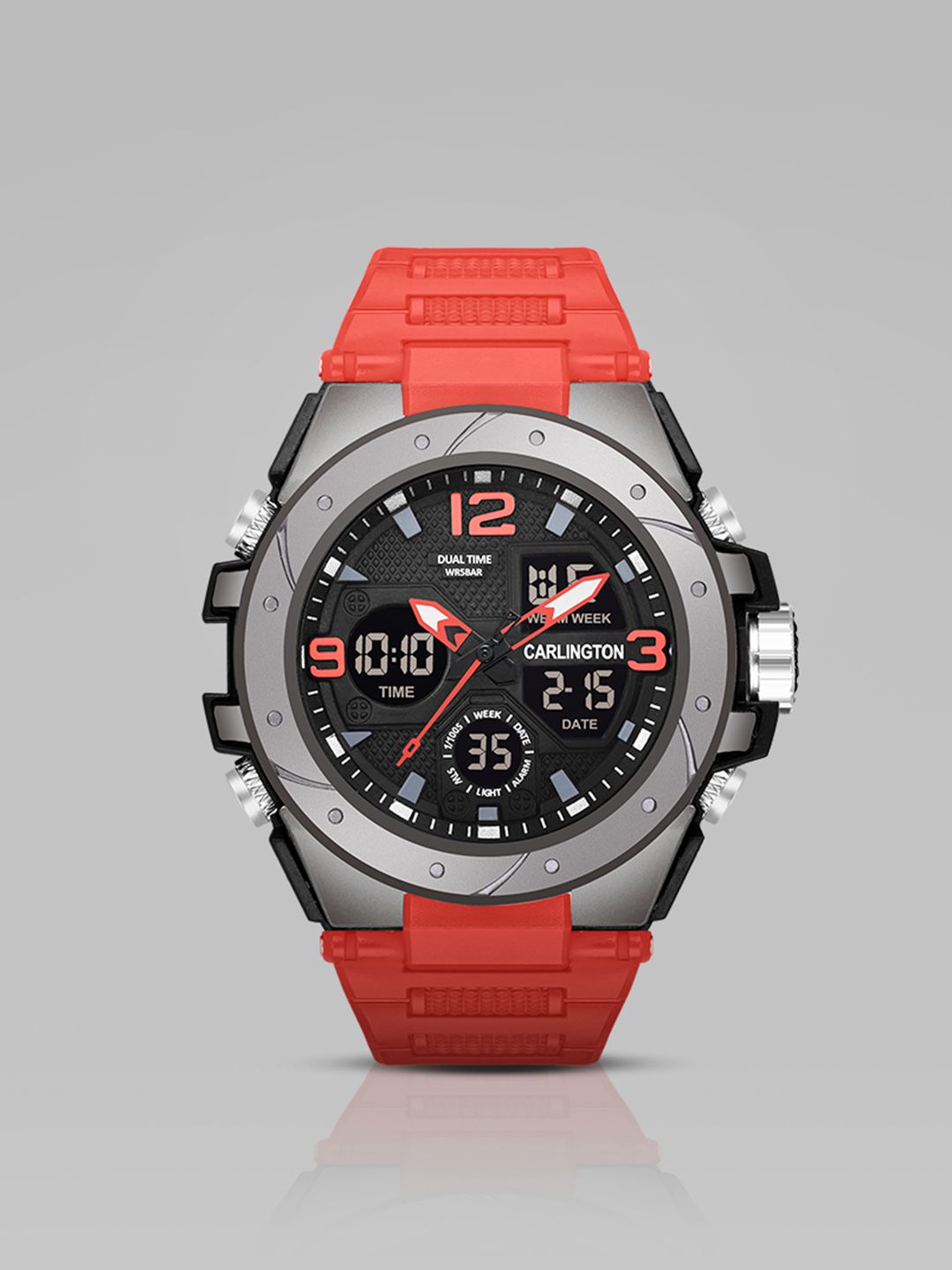 CARLINGTON CARLINGTON Men Analogue Chronograph Watch Endurance 9105 Red