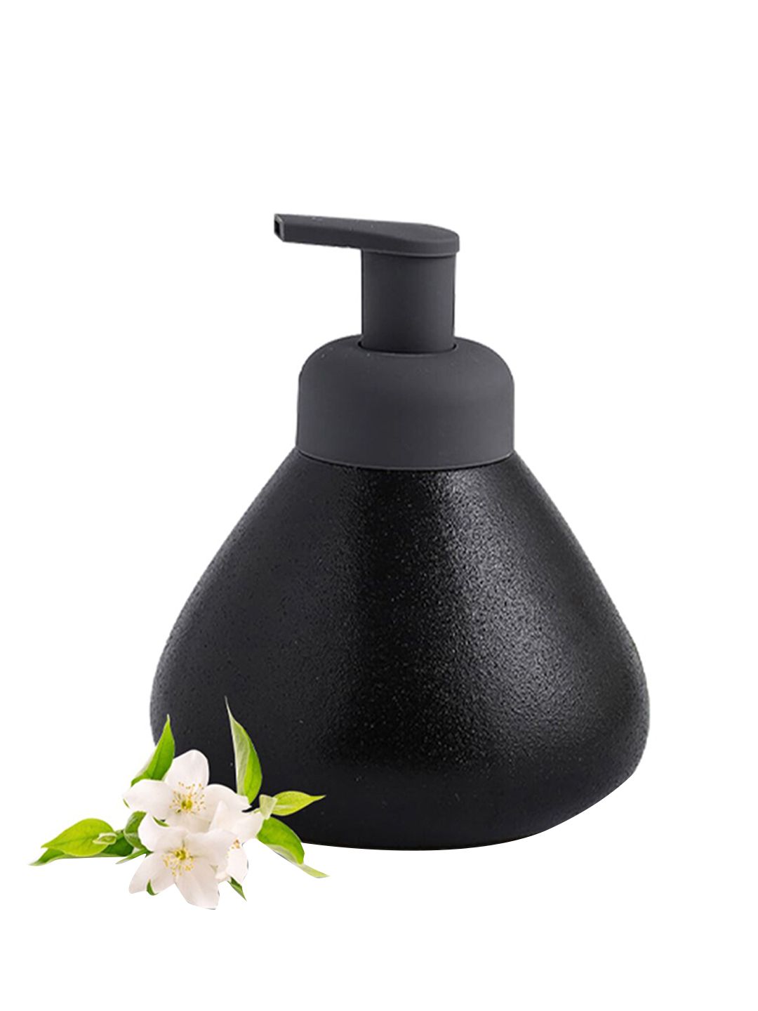 Ekhasa Black Matte Classic Ceramic Bottle Soap Dispenser 360 ml