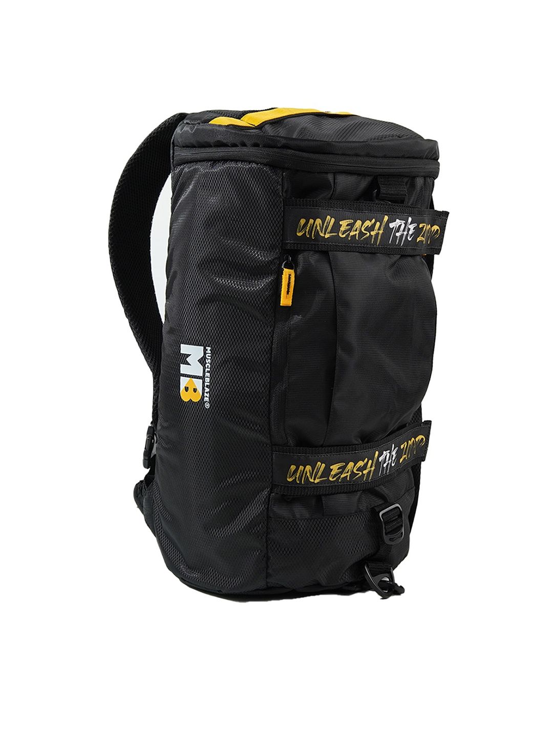MuscleBlaze Unisex Typography Printed Gym Backpack