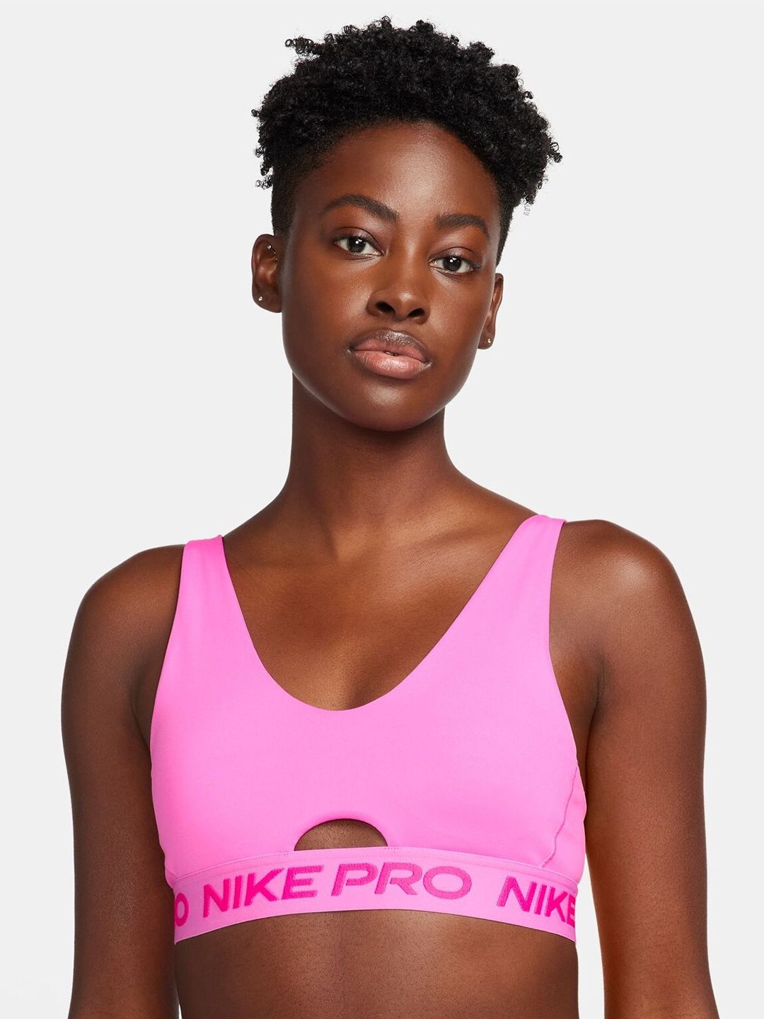 Buy Nike Pro Indy Plunge Medium-Support Padded Sports Bra - Bra