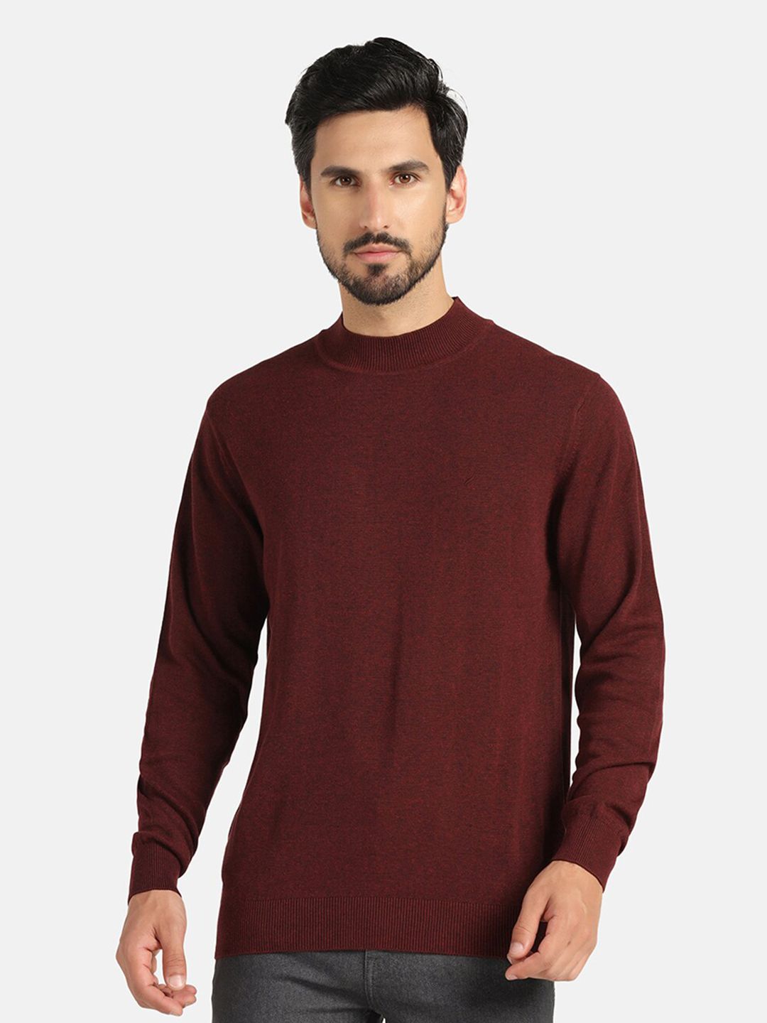Blackberrys Long Sleeves Cotton Knit Pullover Sweater
