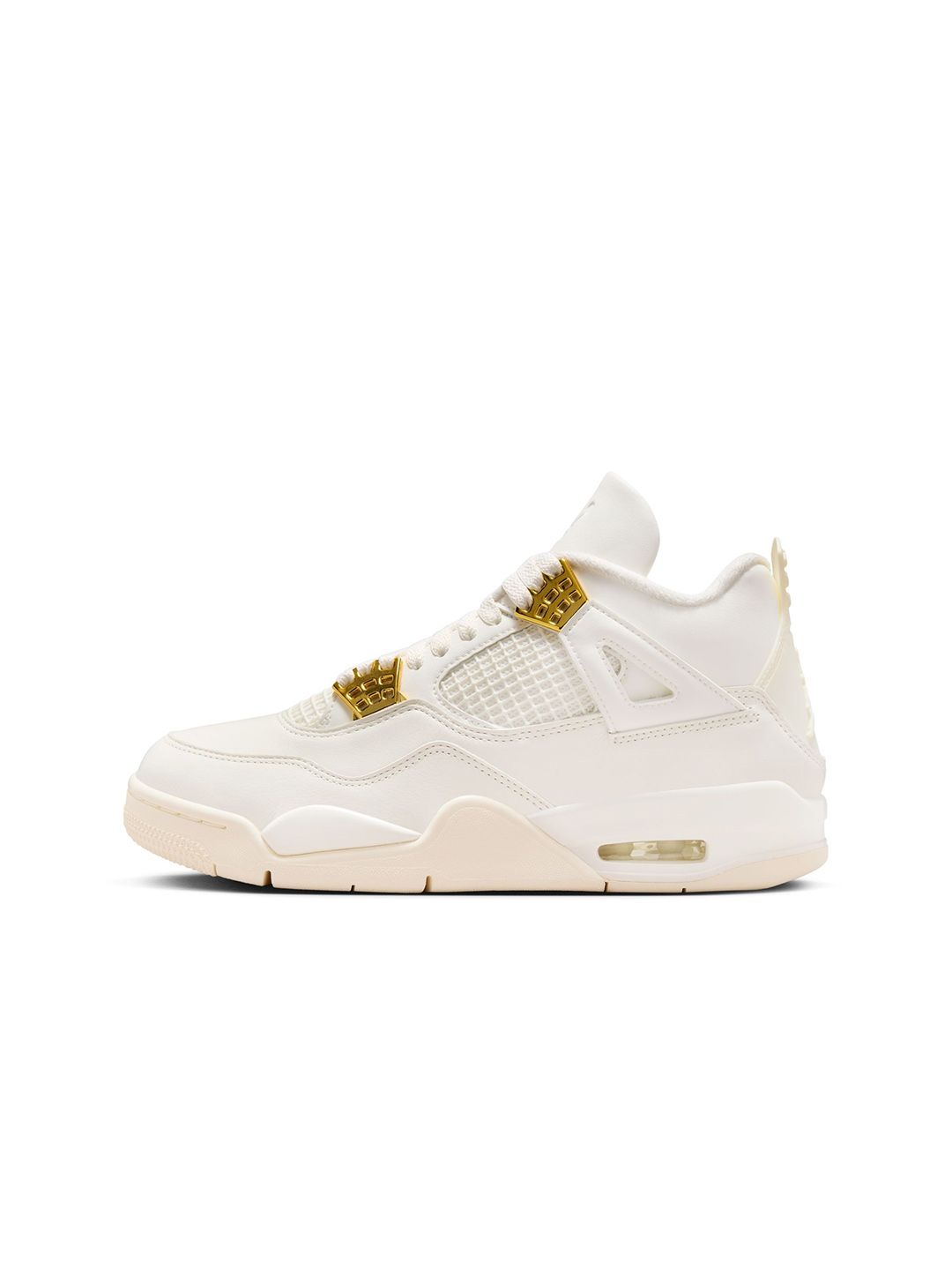 靴 Nike Air Jordan 4 Retro White Gold 27.5 Buy Nike Women Air Jordan 4 Retro Sneakers - Casual Shoes for