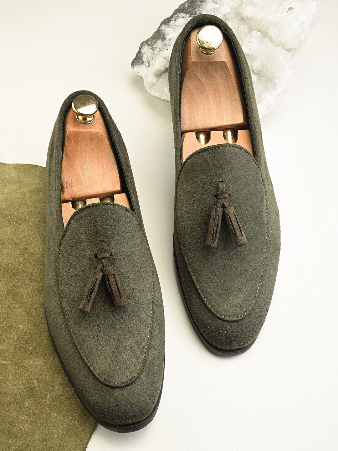 HERE&NOW Men Tassel Formal Slip On Shoes