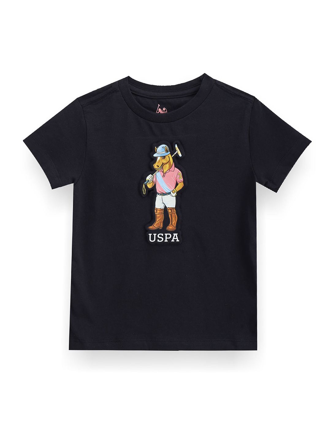 U.S. Polo Assn. Kids U.S. Polo Assn. Kids Boys Graphic Printed Pure Cotton T-shirt