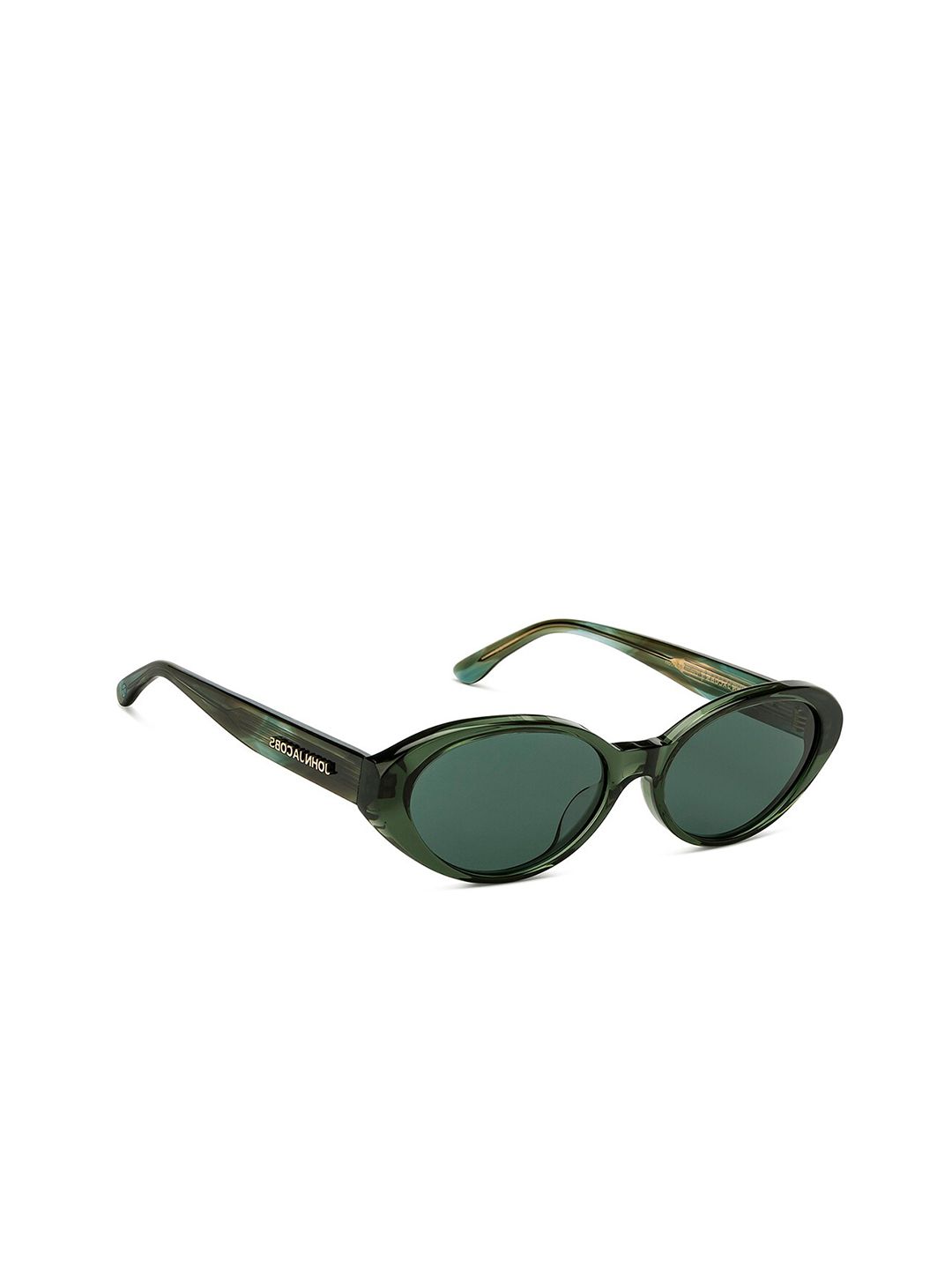 John Jacobs Women Oval Sunglasses with UV Protected Lens