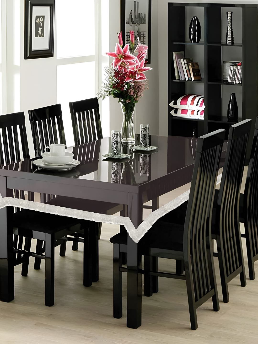 CASA-NEST Transparent 8 Seater Table Cover