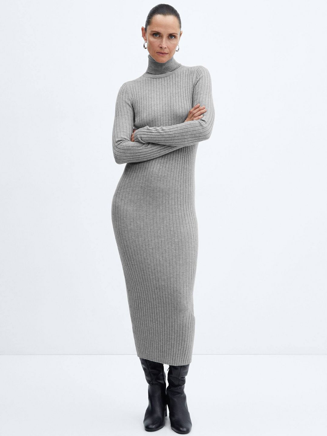 long crochet knit dress Lena Maxi Crochet Dress main image 1