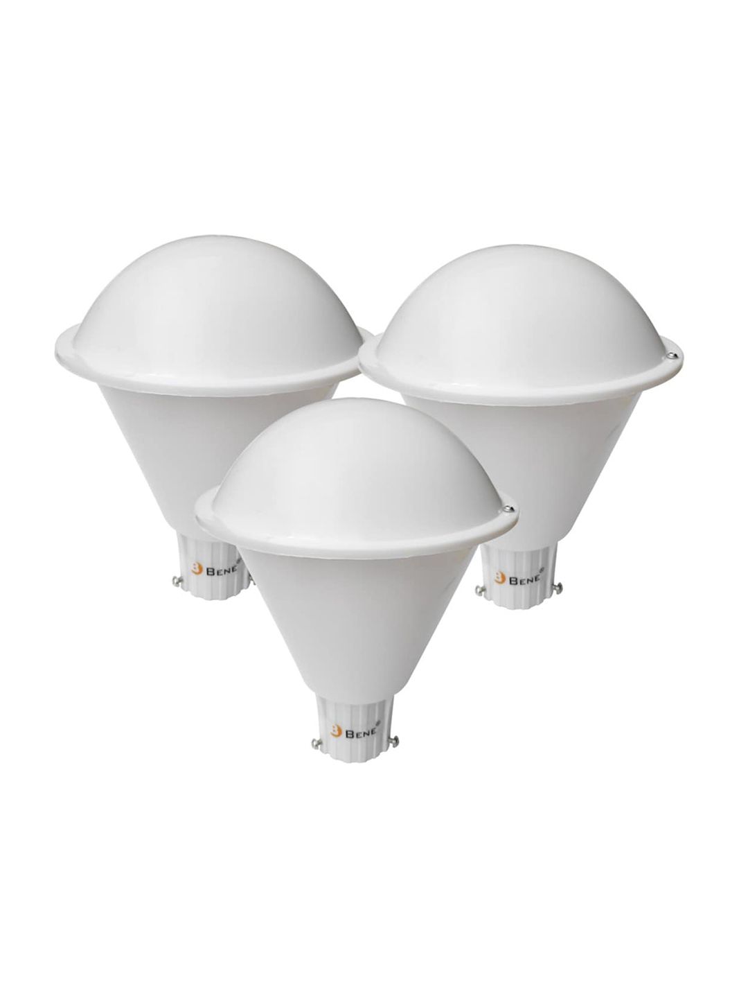 BENE Plum White 3Pcs Abstract Shaped Self-Assembly Outdoor Lamps