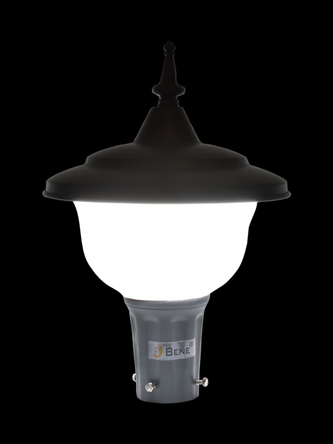 BENE Adam Grey & White 2 Pieces Self Assembly Outdoor Lamps