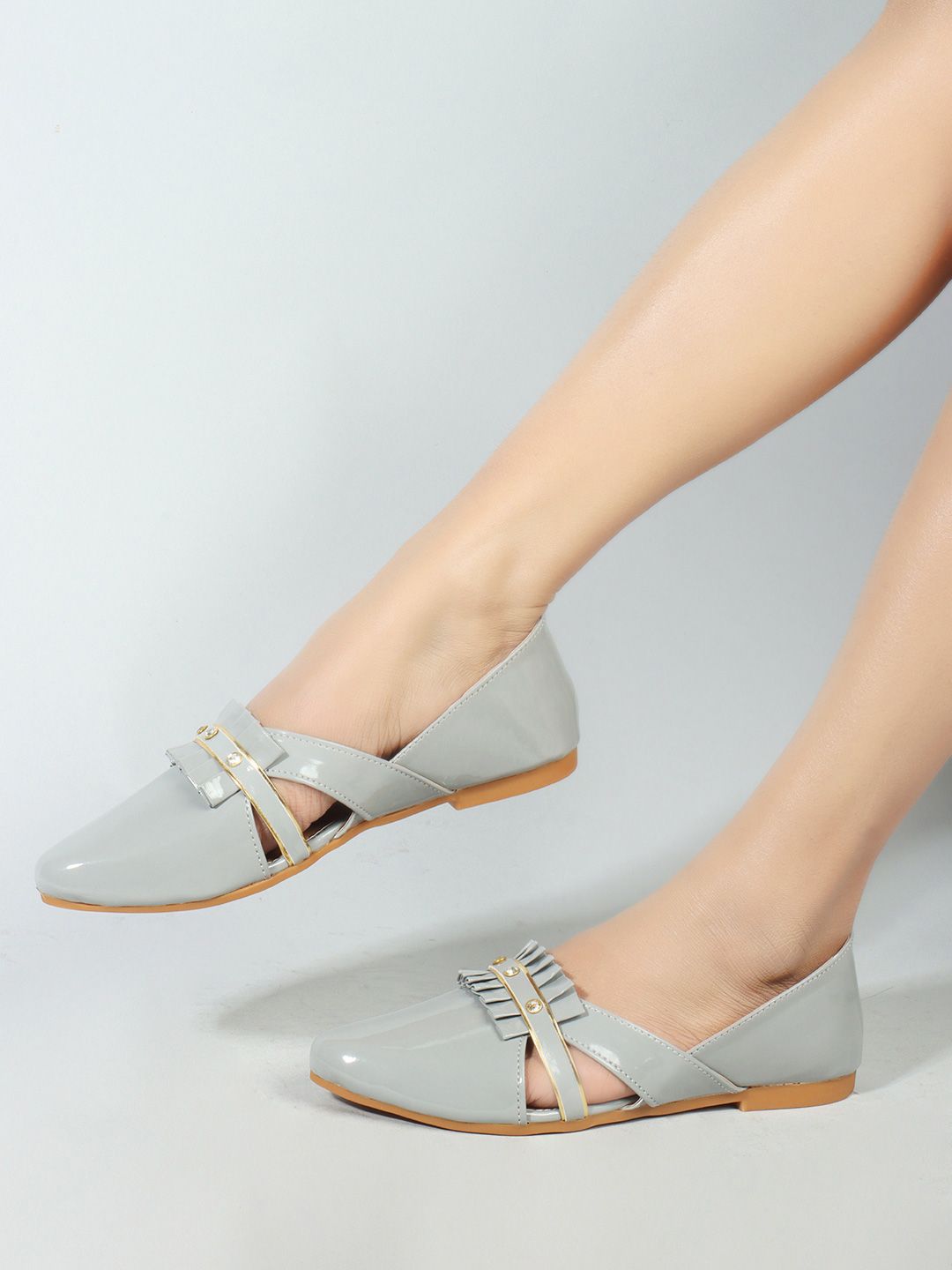 Denill Pointed Toe Ballerinas