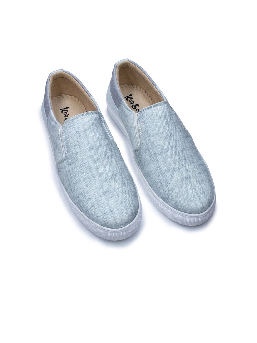 KobSook Women Round Toe Slip-On Canvas Loafers