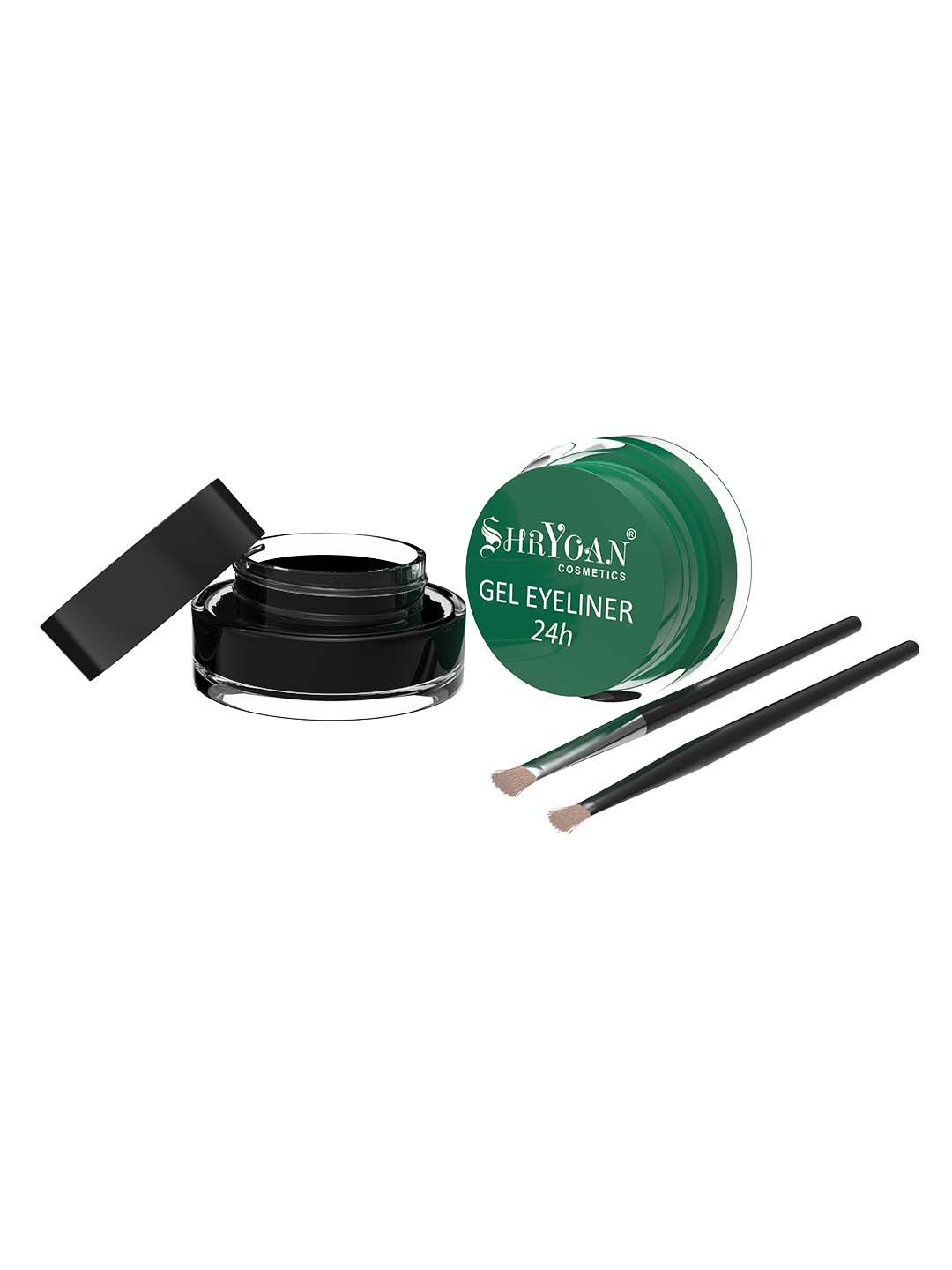 SHRYOAN Set of 2 Smudge-Proof & Long Lasting 24H Gel Eyeliner 4 g each - Black & Green