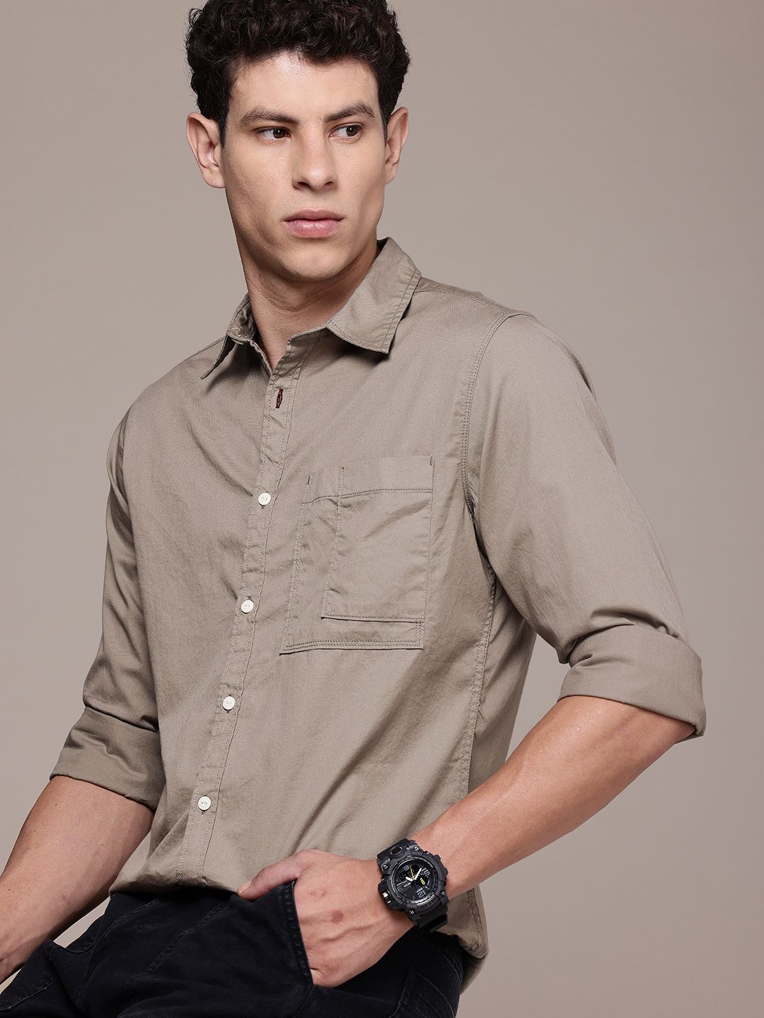 The Roadster Life Co. Pure Cotton Casual Shirt
