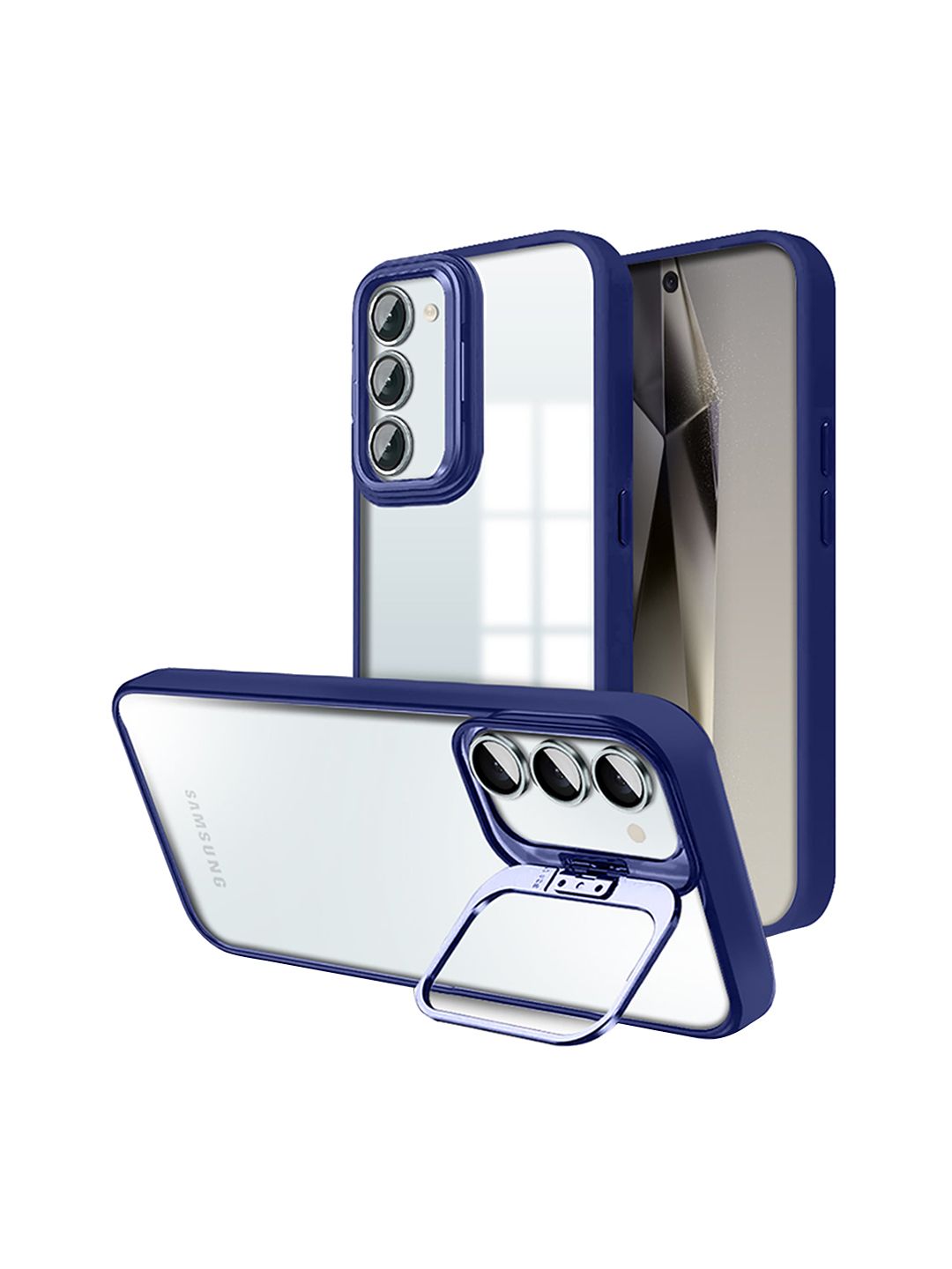 Karwan Samsung S23 Back Case With Folding Stand